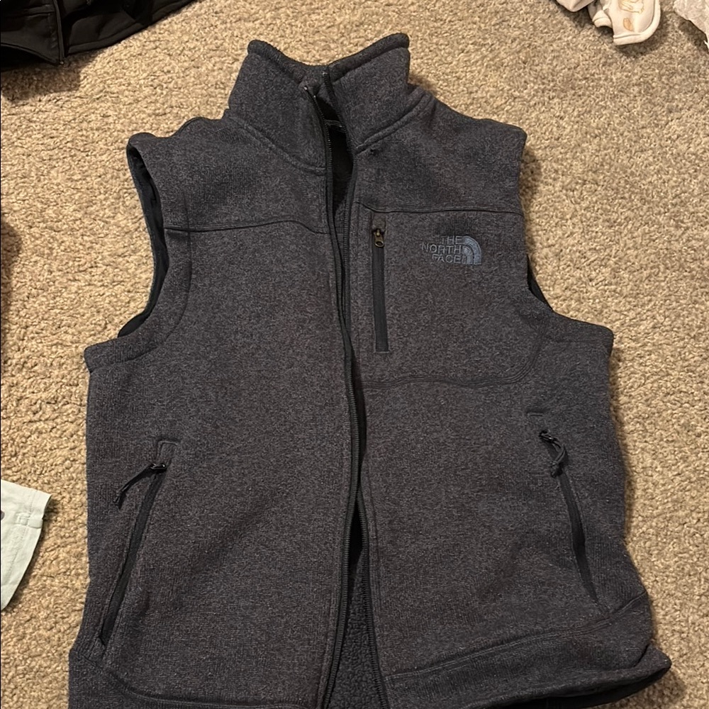 The North Face Gray Zip Up Sweater